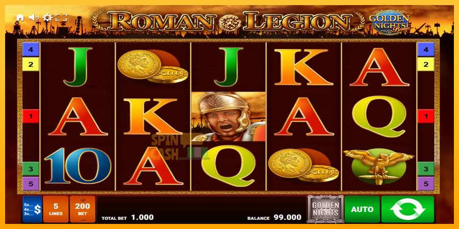 Spielautomat Roman Legion Golden Nights für echtes geld 1