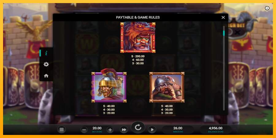 Spielautomat Roman Rivals Blood and Sand Dream Drop für echtes geld 5