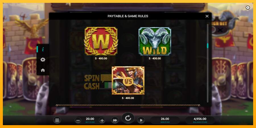 Spielautomat Roman Rivals Blood and Sand Dream Drop für echtes geld 6