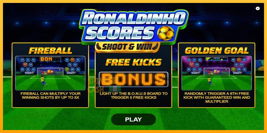 Spielautomat Ronaldinho Scores Shoot & Win für echtes geld 1