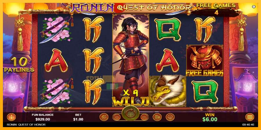 Spielautomat Ronin - Quest of Honor für echtes geld 4