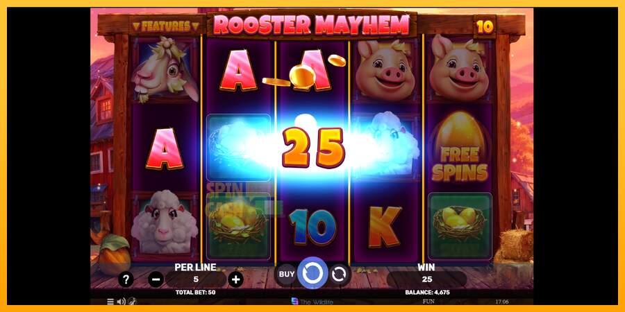 Spielautomat Rooster Mayhem für echtes geld 3