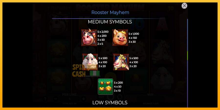 Spielautomat Rooster Mayhem für echtes geld 6