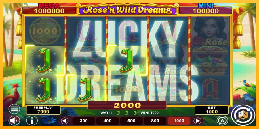 Spielautomat Rose’n Wild Dreams Hold & Win für echtes geld 3