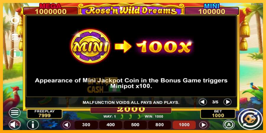 Spielautomat Rose’n Wild Dreams Hold & Win für echtes geld 6