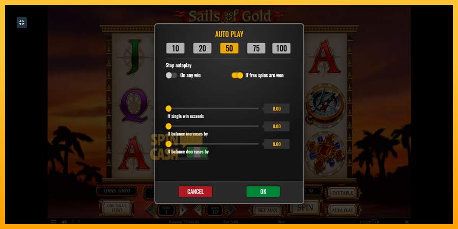 Spielautomat Sails of Gold für echtes geld 3