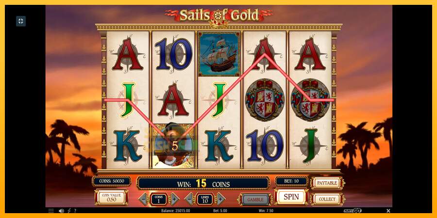 Spielautomat Sails of Gold für echtes geld 6