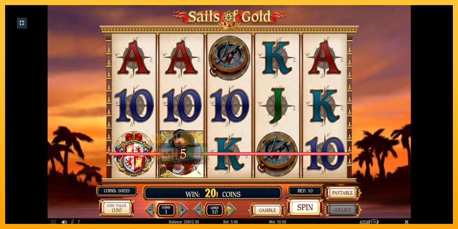 Spielautomat Sails of Gold für echtes geld 8