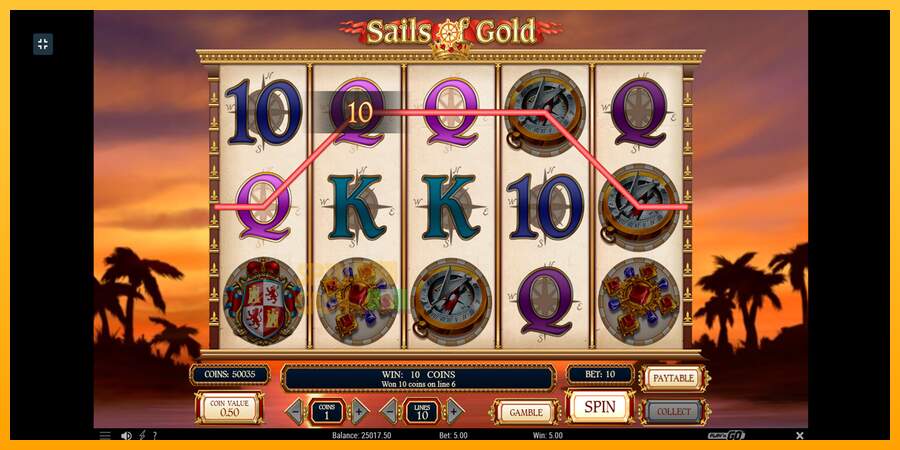 Spielautomat Sails of Gold für echtes geld 9