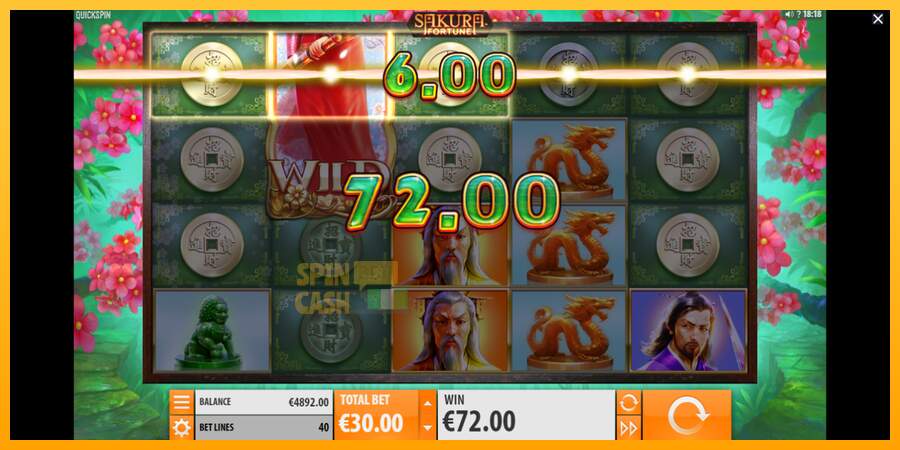 Spielautomat Sakura Fortune für echtes geld 3