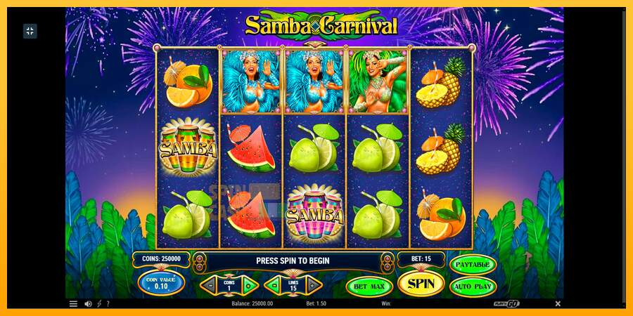 Spielautomat Samba Carnival für echtes geld 1