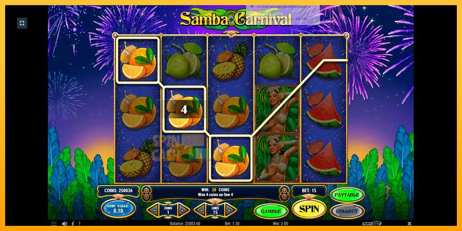 Spielautomat Samba Carnival für echtes geld 6