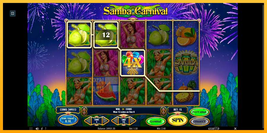 Spielautomat Samba Carnival für echtes geld 10