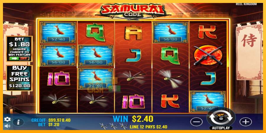 Spielautomat Samurai Code für echtes geld 3