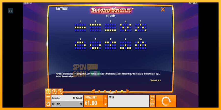 Spielautomat Second Strike für echtes geld 9