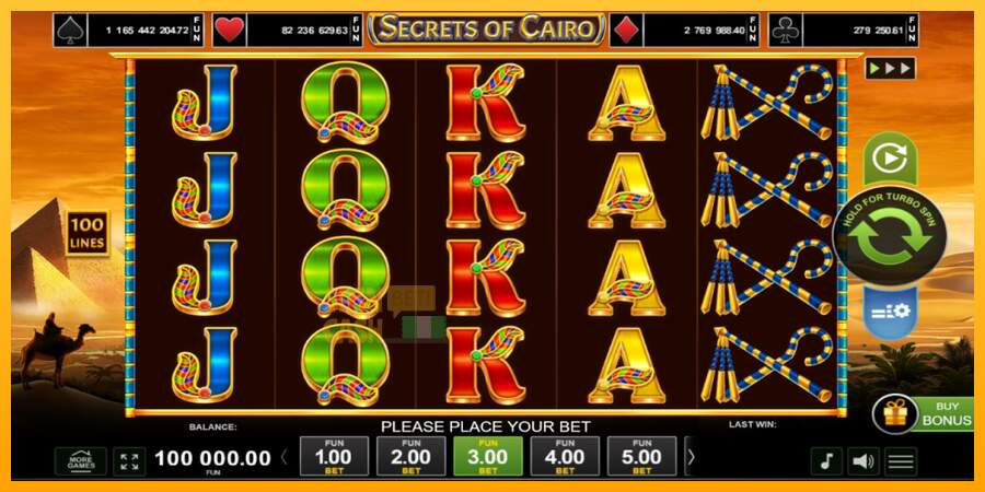 Spielautomat Secrets of Cairo für echtes geld 1