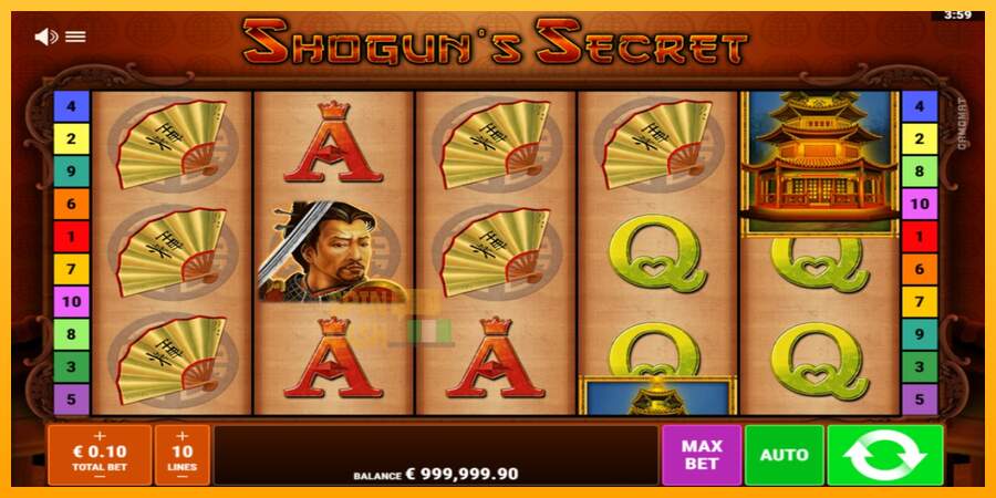 Spielautomat Shoguns Secret für echtes geld 1