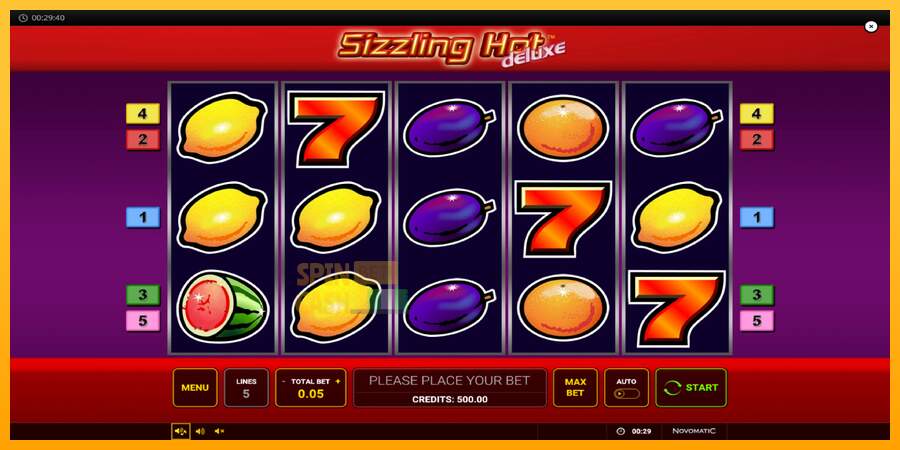 Spielautomat Sizzling Hot Deluxe für echtes geld 2