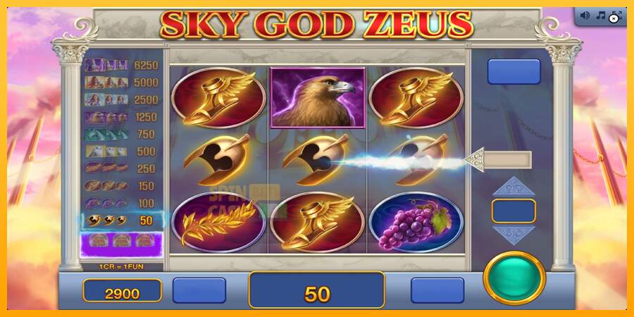 Spielautomat Sky God Zeus 3x3 für echtes geld 4