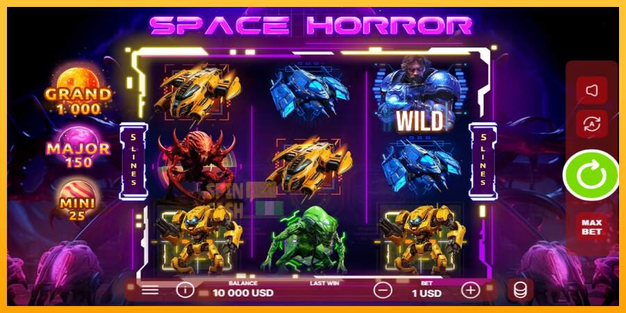 Spielautomat Space Horror für echtes geld 1