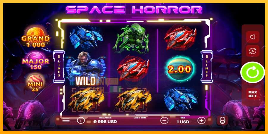 Spielautomat Space Horror für echtes geld 3