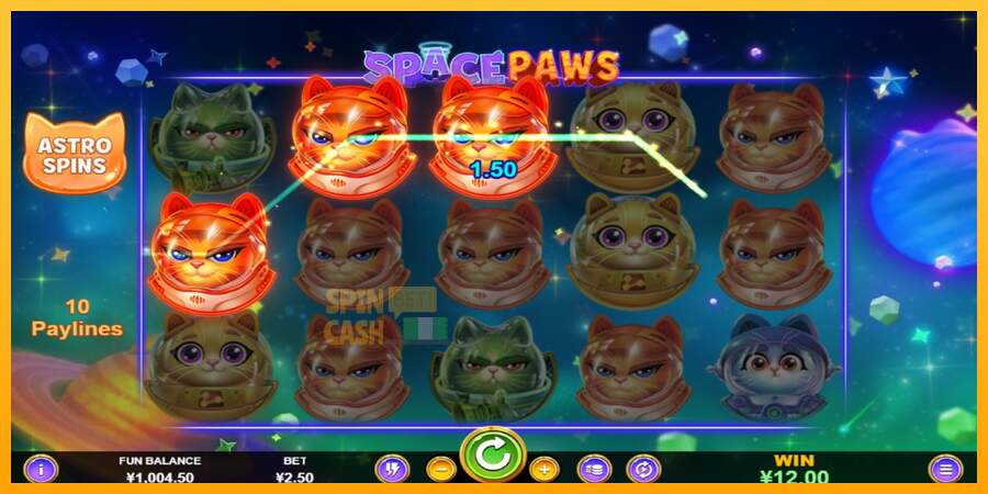 Spielautomat Space Paws für echtes geld 2