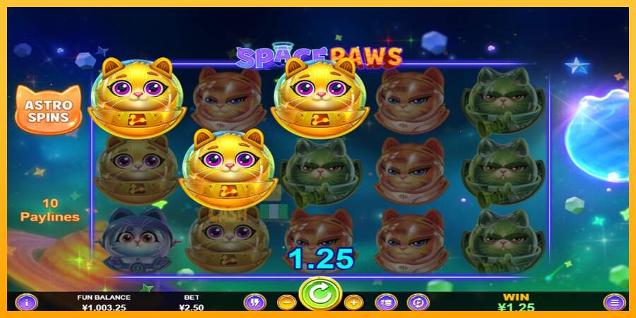 Spielautomat Space Paws für echtes geld 3