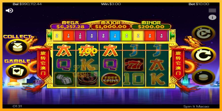 Spielautomat Spin It Macao für echtes geld 3