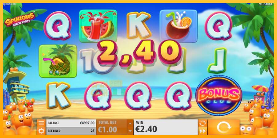 Spielautomat Spinions Beach Party für echtes geld 3