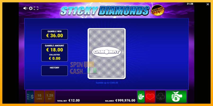 Spielautomat Sticky Diamonds Red Hot Firepot für echtes geld 3