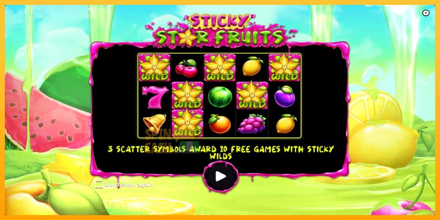 Spielautomat Sticky Star Fruits für echtes geld 1