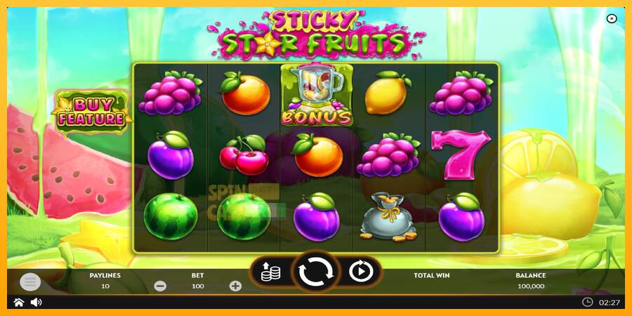 Spielautomat Sticky Star Fruits für echtes geld 2