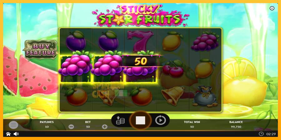 Spielautomat Sticky Star Fruits für echtes geld 3