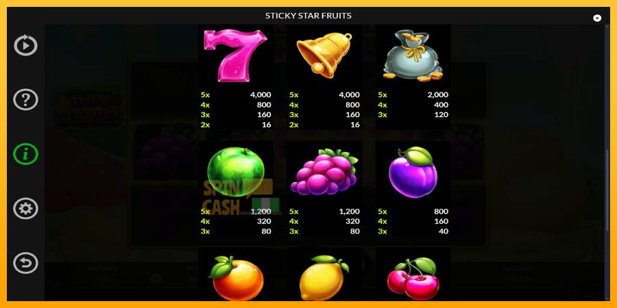 Spielautomat Sticky Star Fruits für echtes geld 6