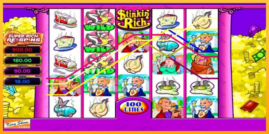 Spielautomat Stinkin Rich Super Rich Re-Spins für echtes geld 2