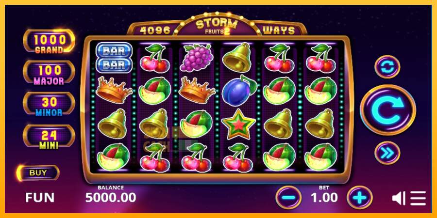 Spielautomat Storm Fruits 2 für echtes geld 1