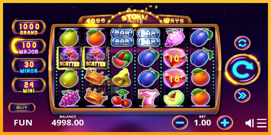 Spielautomat Storm Fruits 2 für echtes geld 2