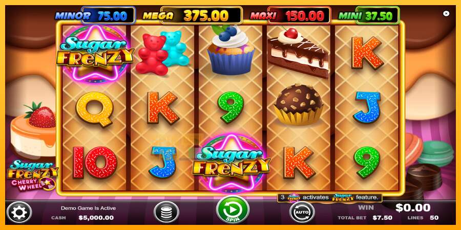 Spielautomat Sugar Frenzy Cherry Wheel für echtes geld 1