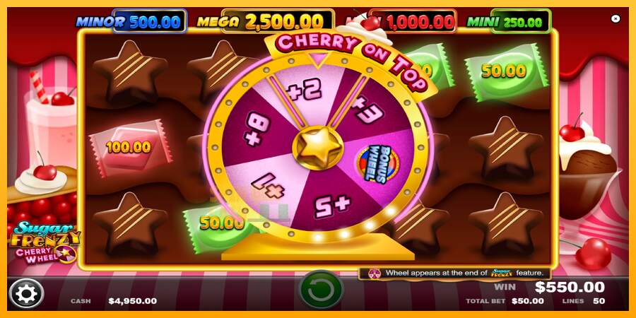 Spielautomat Sugar Frenzy Cherry Wheel für echtes geld 4