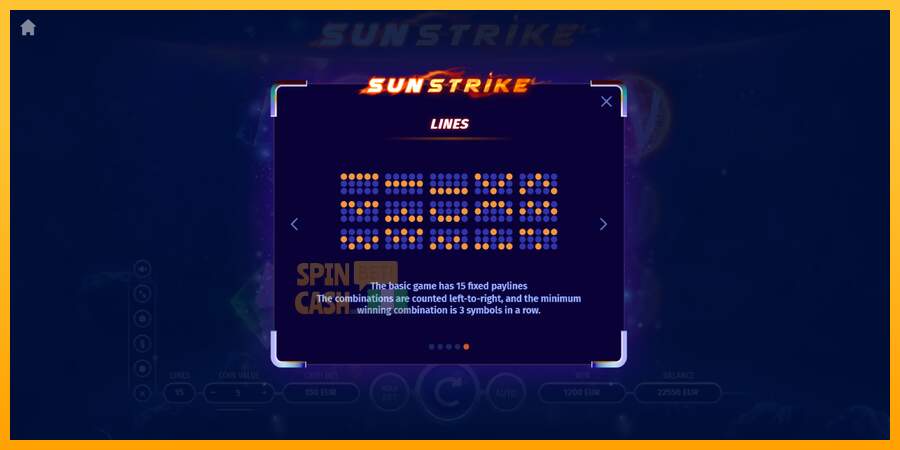 Spielautomat Sun Strike für echtes geld 7