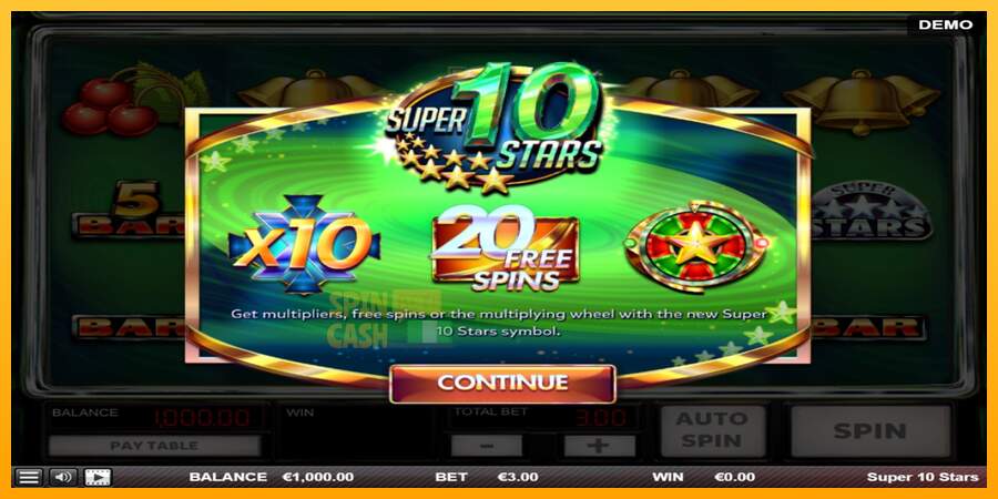 Spielautomat Super 10 Stars für echtes geld 1