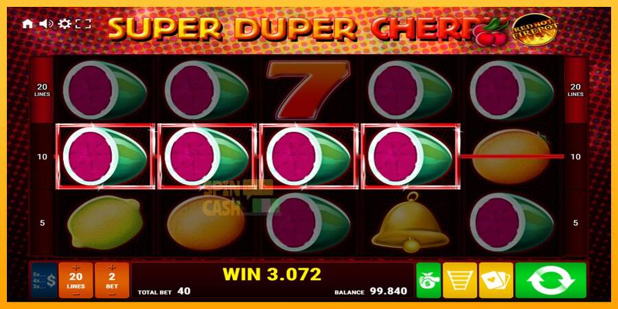 Spielautomat Super Duper Cherry Red Hot Firepot für echtes geld 2