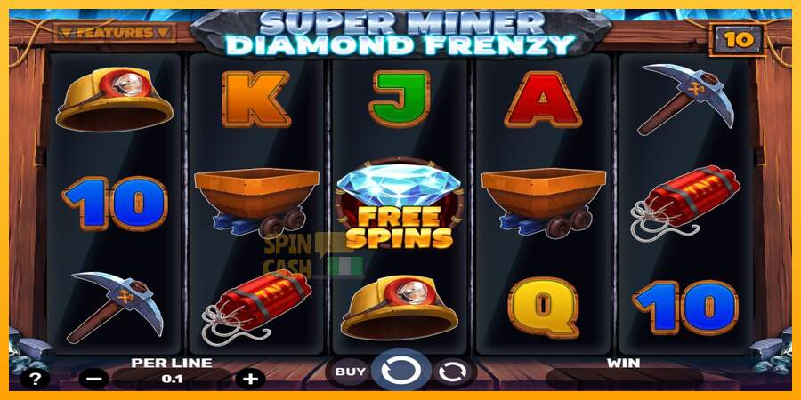 Spielautomat Super Miner - Diamond Frenzy für echtes geld 1