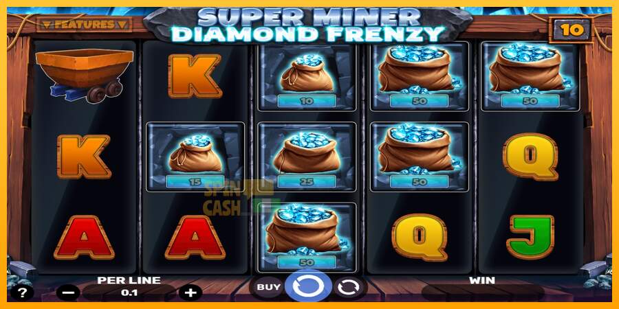 Spielautomat Super Miner - Diamond Frenzy für echtes geld 2