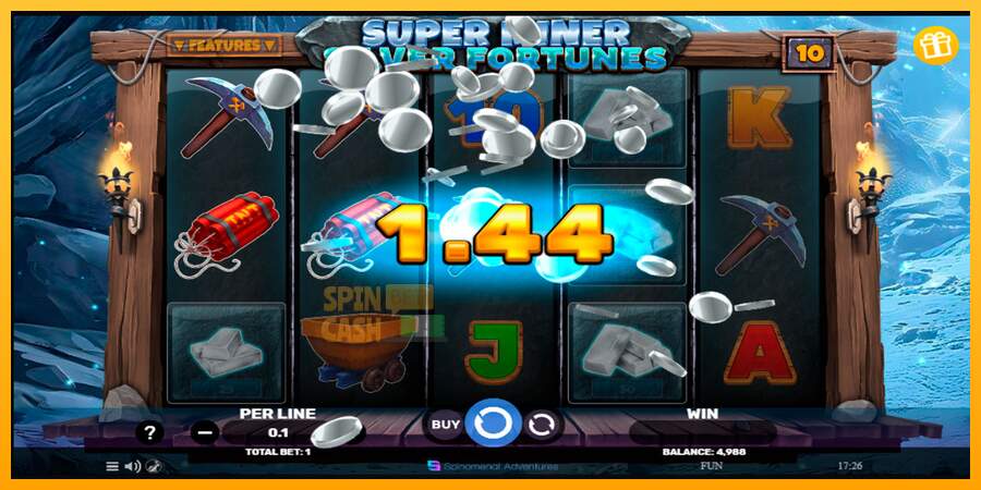 Spielautomat Super Miner Silver Fortunes für echtes geld 2