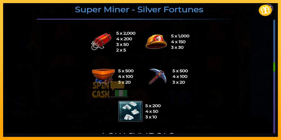 Spielautomat Super Miner Silver Fortunes für echtes geld 6