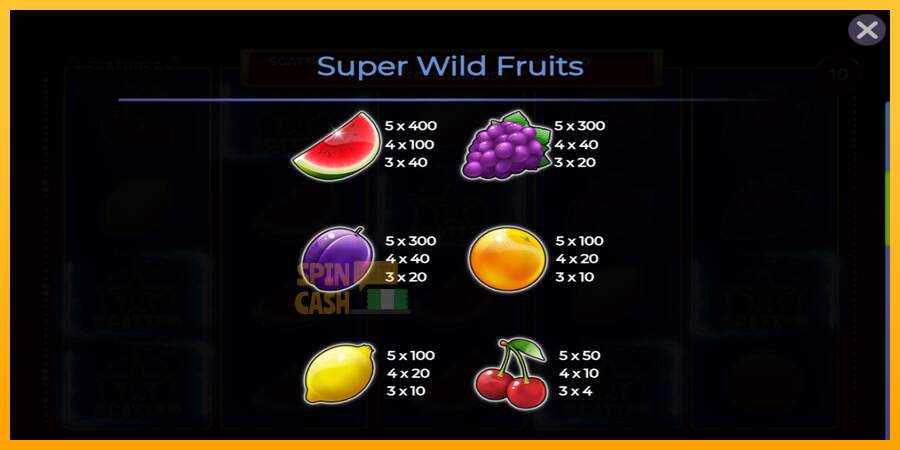 Spielautomat Super Wild Fruits für echtes geld 4