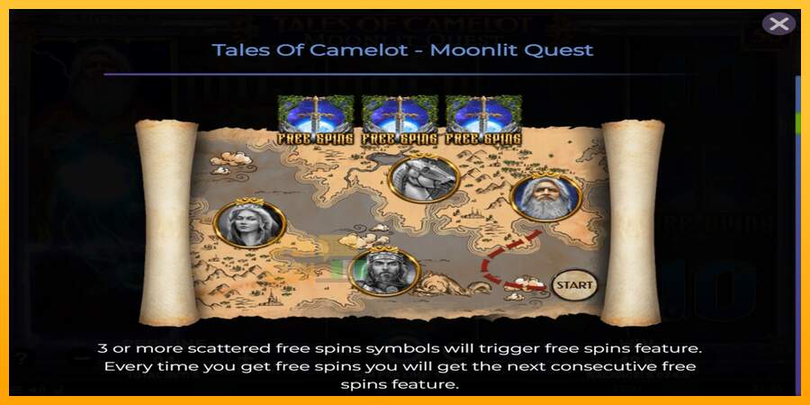 Spielautomat Tales of Camelot - Moonlit Quest für echtes geld 5