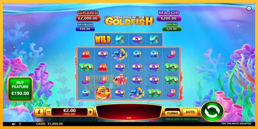 Spielautomat Ten Ton Ways Goldfish für echtes geld 2