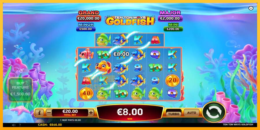 Spielautomat Ten Ton Ways Goldfish für echtes geld 4